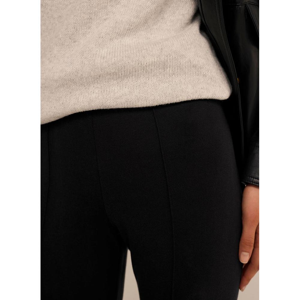 Mint Velvet Black Seam Detail Leggings